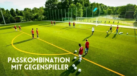 Übung mit teilaktivem Gegenspieler. Übung mit teilaktivem Gegenspieler.