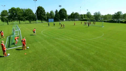 Gerade eben noch offensiv, muss der Spieler sofort auf defensiv umschalten und sein Tor verteidigen Gerade eben noch offensiv, muss der Spieler sofort auf defensiv umschalten und sein Tor verteidigen