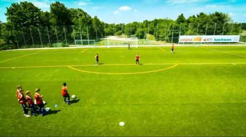 Der Spielaufbau aus der Vogelperspektive. Der Spielaufbau aus der Vogelperspektive.